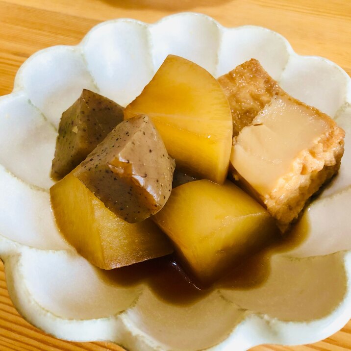 ジューシー!☆冬大根と厚揚げ煮物